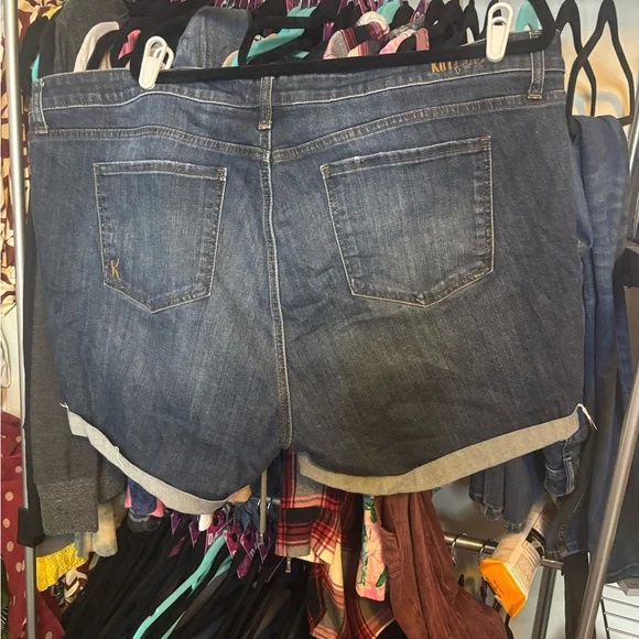 Kut from the Kloth Blue Jean Shorts - Picture 2 of 3